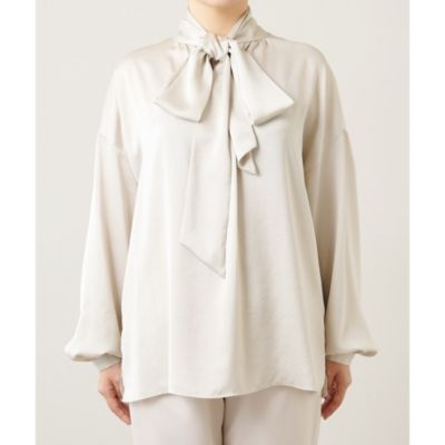 Whim Gazette(ウィム ガゼット)のサテンボウタイブラウス通販 | 集英社