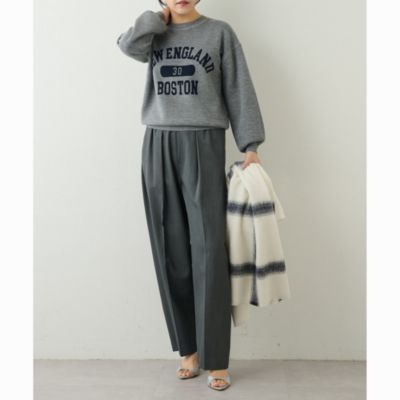 ウィムガゼット Whim Gazette ジャガードロゴニット グレー F Whim Gazette(ウィム ガゼット)のジャカードロゴニット通販 | 集英社