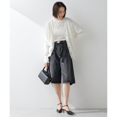 Whim Gazette(ウィム ガゼット)のペーパーヤーンカーディガン通販