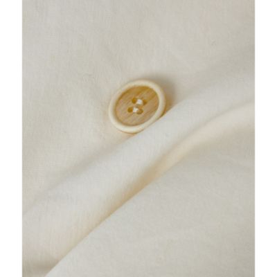 超美品☆【Whim Gazette】リネンストレッチハーフスリーブジャケット Whim Gazette（ウィムガゼット）の「リネンストレッチハーフ