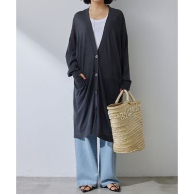 Whim Gazette 14Gロングカーディガン Whim Gazette(ウィム ガゼット)の14Gロングカーディガン通販