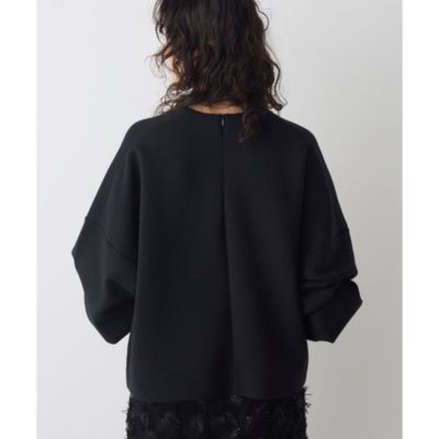 Whim Gazette(ウィム ガゼット)のクルーネックダンボールプル
