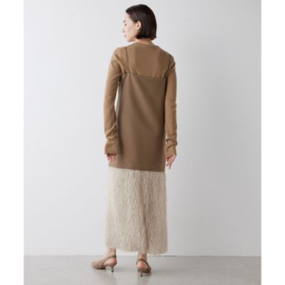 【完売商品】Whim Gazette フリンジキャミワンピース Whim Gazette(ウィム ガゼット)のフリンジキャミワンピース通販