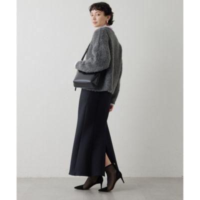 Whim Gazette(ウィム ガゼット)のミックスヤーンVネックプルオーバー