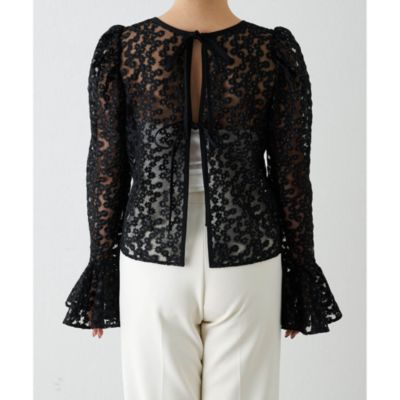 新品タグ付き 　ウィムガゼット レースアップブラウス Whim Gazette(ウィム ガゼット)のレースブラウス通販 | 集英社HAPPY