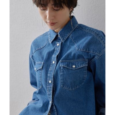 Whim Gazette(ウィム ガゼット)の【THE PAUSE】ウエスタンデニムシャツ