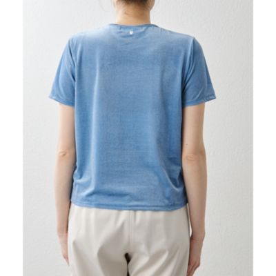 【ウィムガゼット】【THE PAUSE】ベロアコンパクトTシャツ THE PAUSE】ベロアコンパクトTシャツ | Whim Gazette(ウィム