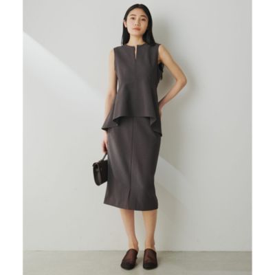 Whim Gazette(ウィム ガゼット)のストレッチブッチャーペプラム