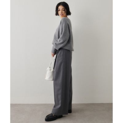 Whim Gazette(ウィム ガゼット)のフォックスウール Vネックプル