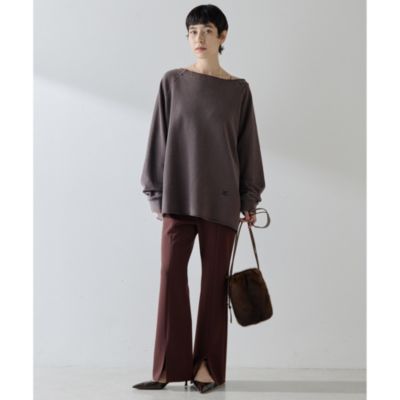 Whim Gazette(ウィム ガゼット)のオフショル裏毛プルオーバー通販