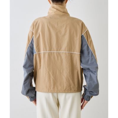 【umbro×Whim Gazette】 スタンドカラーブルゾン ライトベージ ウィムガゼット Whim Gazette 【umbro×Whim Gazette】 スタンドカラー