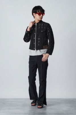 NEW売り切れる前に☆ masu DIAMOND-CUT LEATHER JACKET 46 general