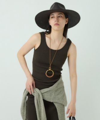 【未使用品】カオス　16G インプレリブニットタンクトップ　ブラック Chaos(カオス)の16Gインプレリブニットタンクトップ通販 | 集英社HAPPY