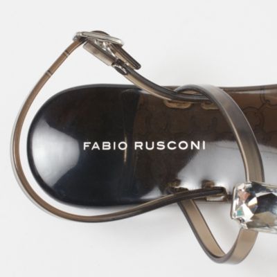 FABIO RUSCONI(ファビオ ルスコーニ)のPVCビジューつきトング FABIO RUSCONI(ファビオ ルスコーニ)のPVCビジューつきトング