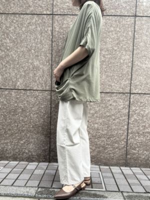 SLOANE×eclat(スローン×エクラ)の【宮崎桃代さん別注】タック
