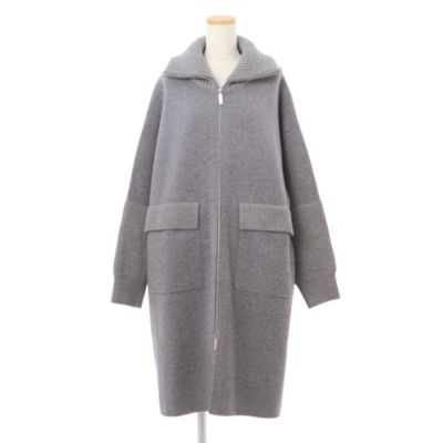 ADAWAS×eclat(アダワス×エクラ)のメリノウールニットコート通販