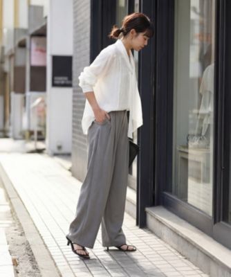 STYLE DELI(スタイルデリ)の【LUXE】ニュアンス生地のタックボウタイ 