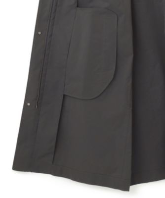 美品　ICB 撥水加工 メモリーストレッチタフタ フーデットコート ICB｜【撥水加工】 メモリーストレッチタフタ フーデットコート