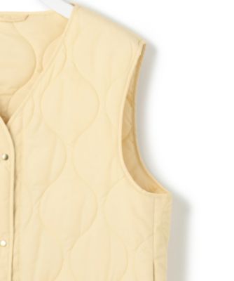 23区 L(ニジュウサンク エル)の【撥水加工/洗える】中綿ベストライナー