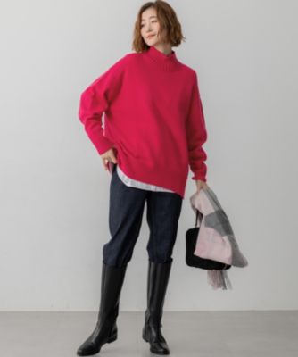 23区(ニジュウサンク)の【見上愛さんコラボカラー/Oggi掲載】カシミヤ