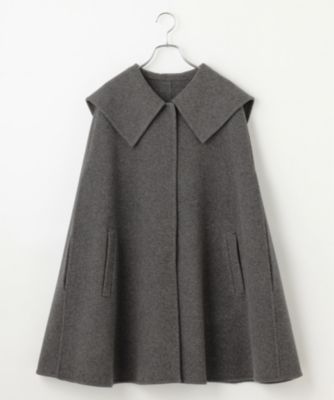 Newans(ハッシュニュアンス)のセーラーカラーダブルフェイスケープ