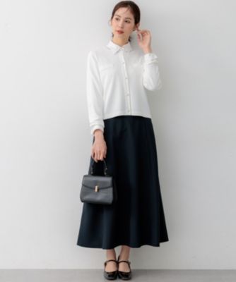 組曲 L(クミキョク エル)のシュットクロスフレア スカート通販