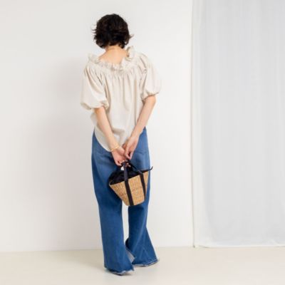 ◇25SS◇NOLLEY'S sophi タフタオフショル2WAYブラウス NOLLEY'S sophi(ノーリーズソフィー)のタフタオフショル2WAY