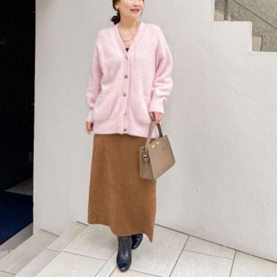 NOLLEY'S sophi(ノーリーズソフィー)のカシミヤ混ヘアリーVネック