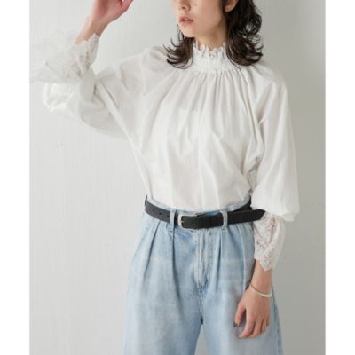 ウィムガゼット Whim Gazette レースブラウス （black