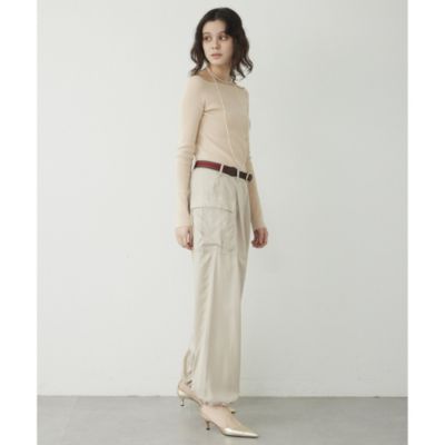 Whim Gazette(ウィム ガゼット)の【THE PAUSE】オフショルニットプル