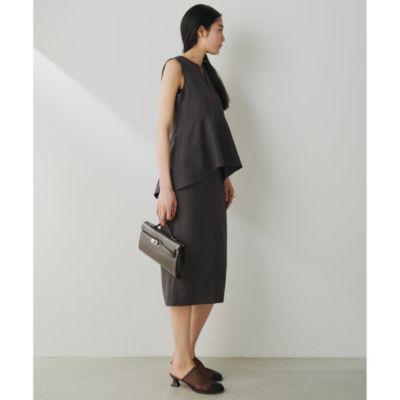 Whim Gazette(ウィム ガゼット)のストレッチブッチャースカート通販