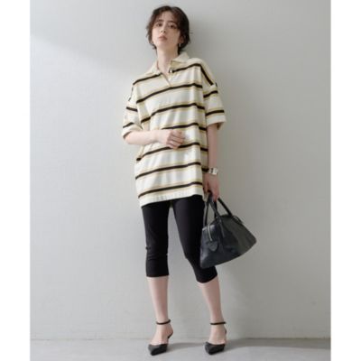 ウィム ガゼット 【THE PAUSE】ボーダーBIGポロシャツ THE PAUSE】ボーダーBIGポロシャツ | Whim Gazette(ウィム