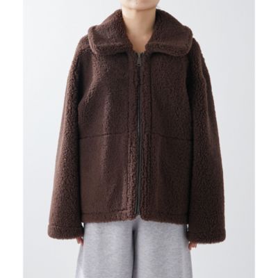 Whim Gazette(ウィム ガゼット)の【GEMINI】ムートンブルゾンコート