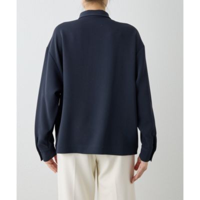 Whim Gazette ダブルクロスプルオーバー Whim Gazette(ウィム ガゼット)のダブルクロススキッパープルオーバー