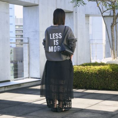 スタッフ身長155cm トップス チャコール/M、ボトム ブラック/2