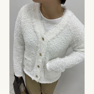 suadeo(スアデオ)のニットツイード風カーディガン通販 | 集英社