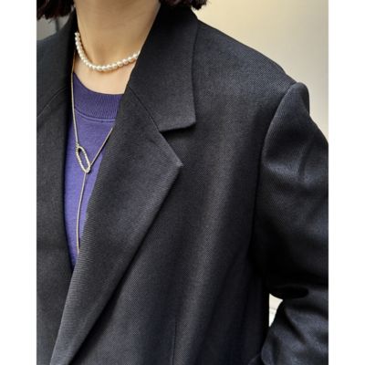 テーラード M セール】【SETUP7】ボックステーラードジャケットKNF144 ※（テーラード