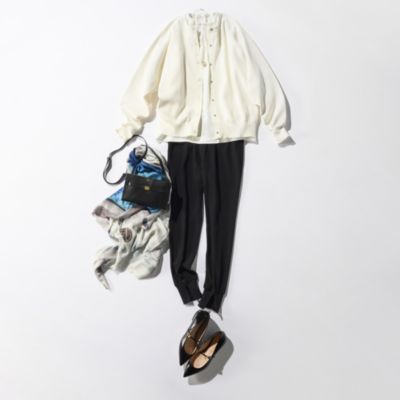 Col Pierrot×eclat(コル ピエロ×エクラ)のとろみスリットリブパンツ