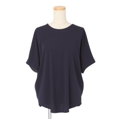 【40代・50代 セットアップ】旅先で、日常で、夕暮れのレストランで。立体的なドレープと深い色味が魅力の「L'UNE/ジャージーセットアップ」