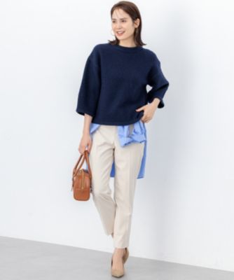 組曲(クミキョク)の【加藤ローサさん着用 / 前後着用可】コットン