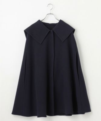 Newans(ハッシュニュアンス)のセーラーカラーダブルフェイスケープ