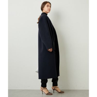 定価11万【新品タグ付き】【ウィムガゼット】カシミヤ混　リバーコート Whim Gazette - 2023 美品ウィムガゼット☆カシミヤ混リバーロング