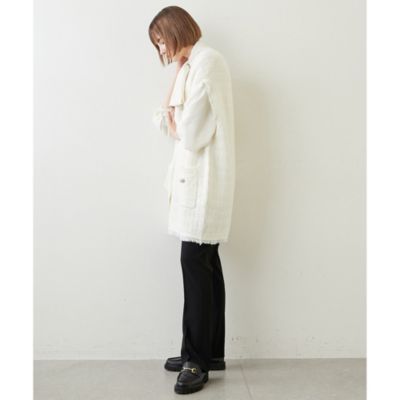 Whim Gazette(ウィム ガゼット)のニットツイードベスト通販