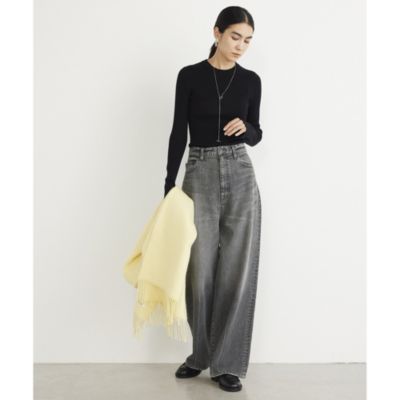 Whim Gazette(ウィム ガゼット)のRIB クルーネックプルオーバー通販