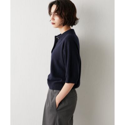 GEMINウィムガゼット　　カシミヤニット Whim Gazette(ウィム ガゼット)の【GEMINI】カシミヤポロニット