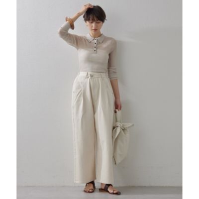 Whim Gazette(ウィム ガゼット)の【THE PAUSE】シアーポロニット