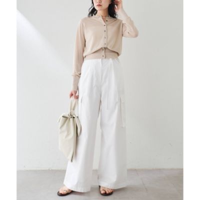 Whim Gazette ハイゲージ天竺カーディガン Whim Gazette(ウィム ガゼット)のハイゲージ天竺カーディガン