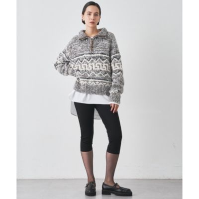 ウィムガゼット　BSBEEカウチン Whim Gazette(ウィム ガゼット)の【BSBEE】カウチンZIP ニット