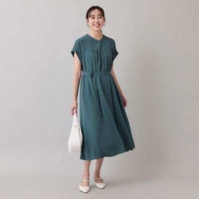 UNTITLED｜バンドカラーシャツワンピース | Rakuten Fashion
