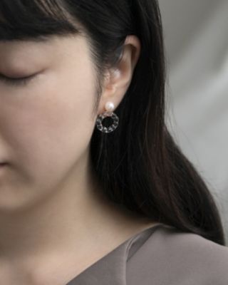 Hario Lampwork Factory ハリオランプワークファクトリー のピアス サークルパール通販 Leeマルシェ